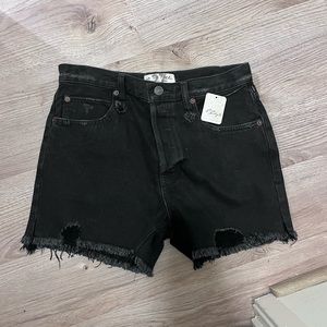 Free people denim shorts